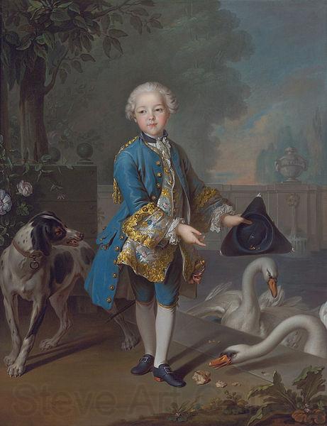 Louis Tocque Portrait of Louis Philippe Joseph, Duc d'Orleans and Duc de Chartres Norge oil painting art